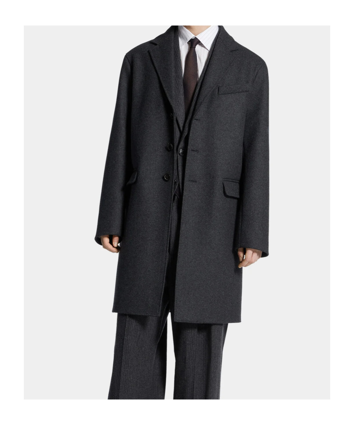 Dsquared2 Easy Coat In Gray