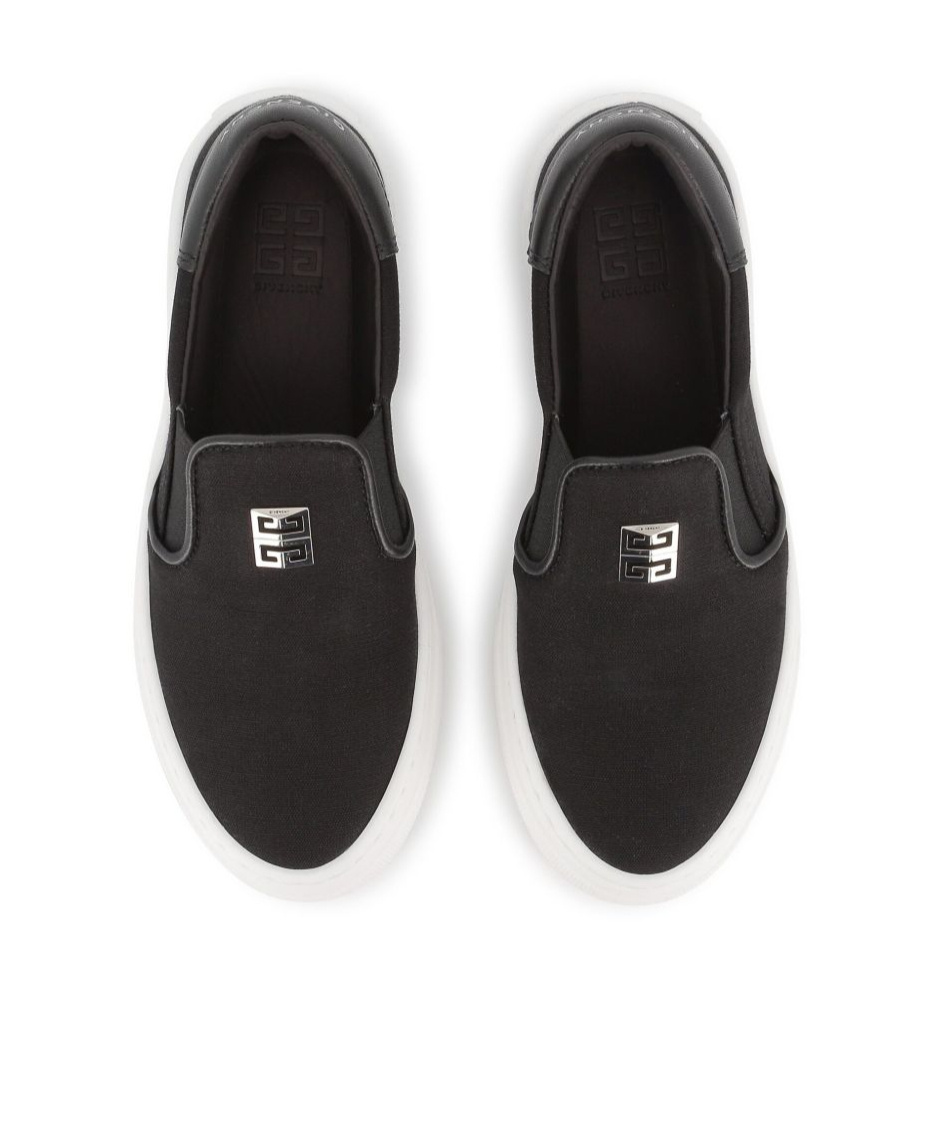 Givenchy Round-head Casual Shoes In Black