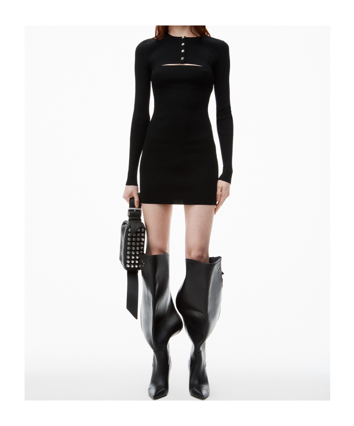 ALEXANDER WANG KNITTED DRESS SET 