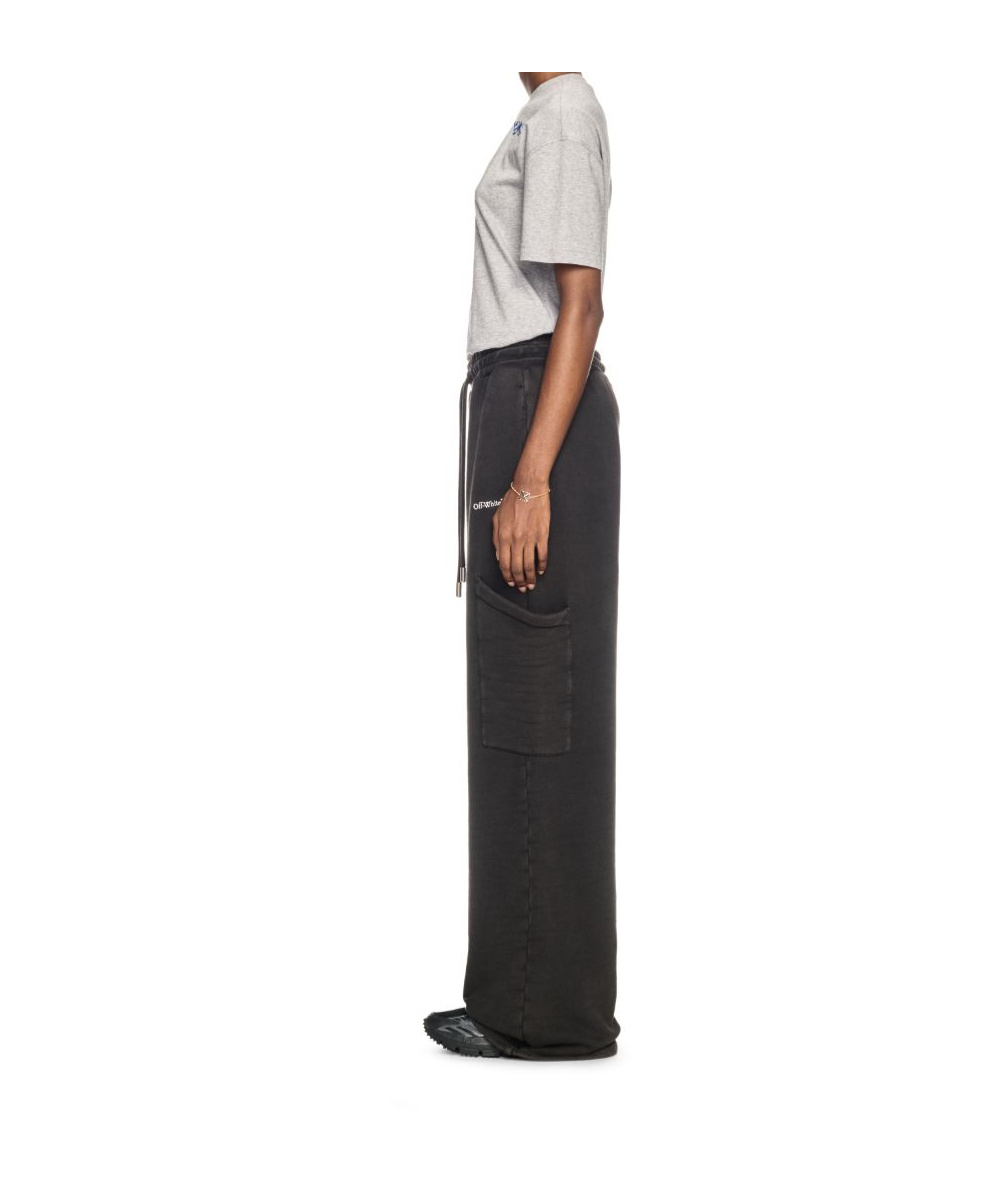 Off-white Cargo Track Trousers In Black