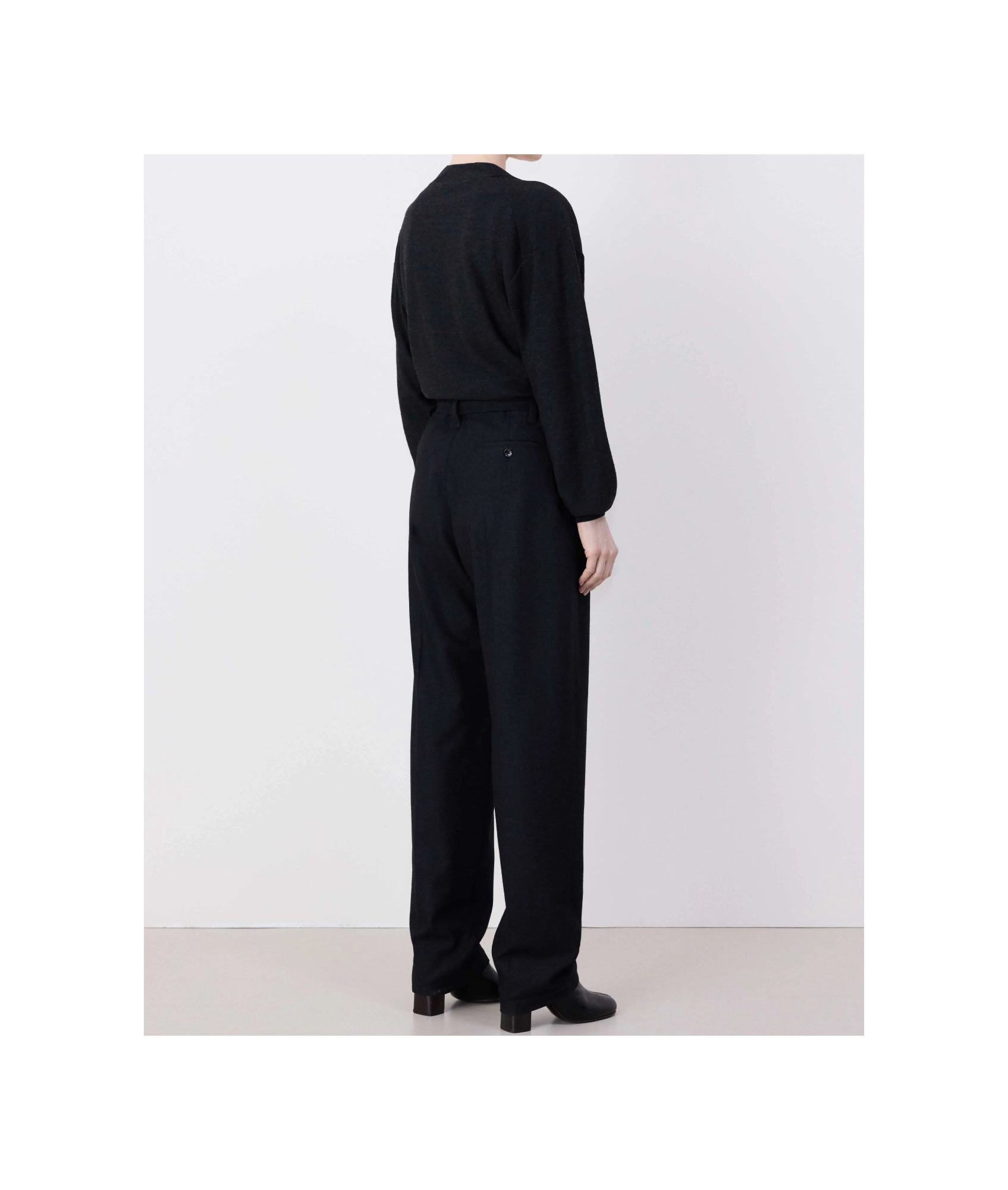 LEMAIRE BELTED TAILORED TROUSERS