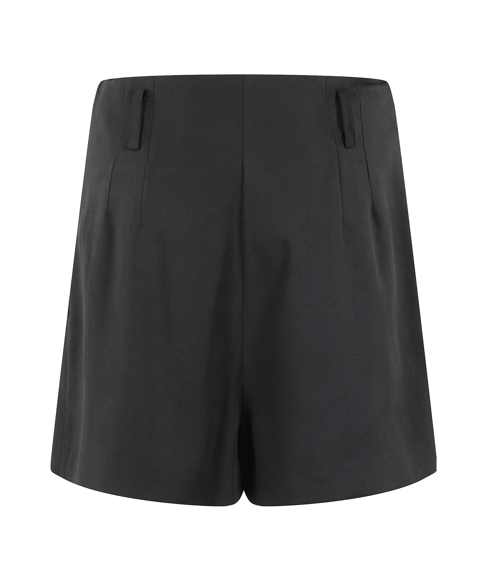 Federica Tosi Belt-loop Shorts In Black