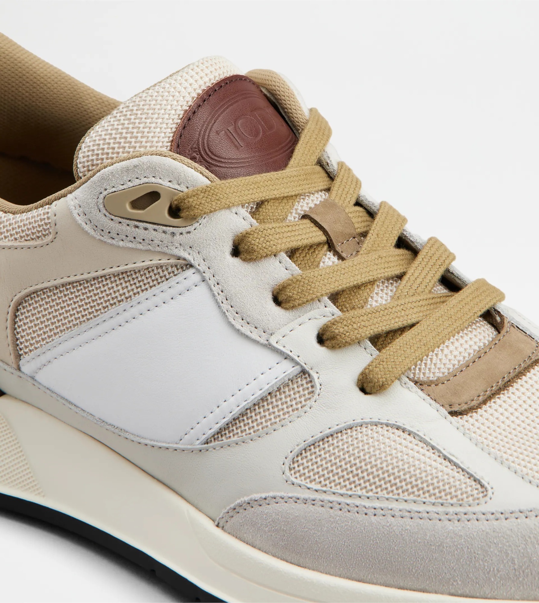 Tod's Sneakers In Pelle Scamosciata E Liscia In Multi