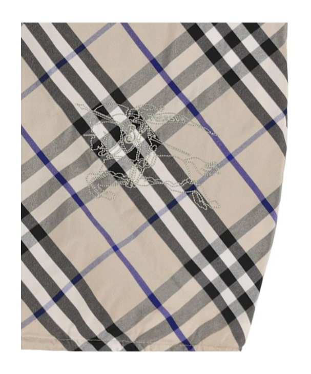 Burberry Childrens Reversible Check Cotton Blend Jacket