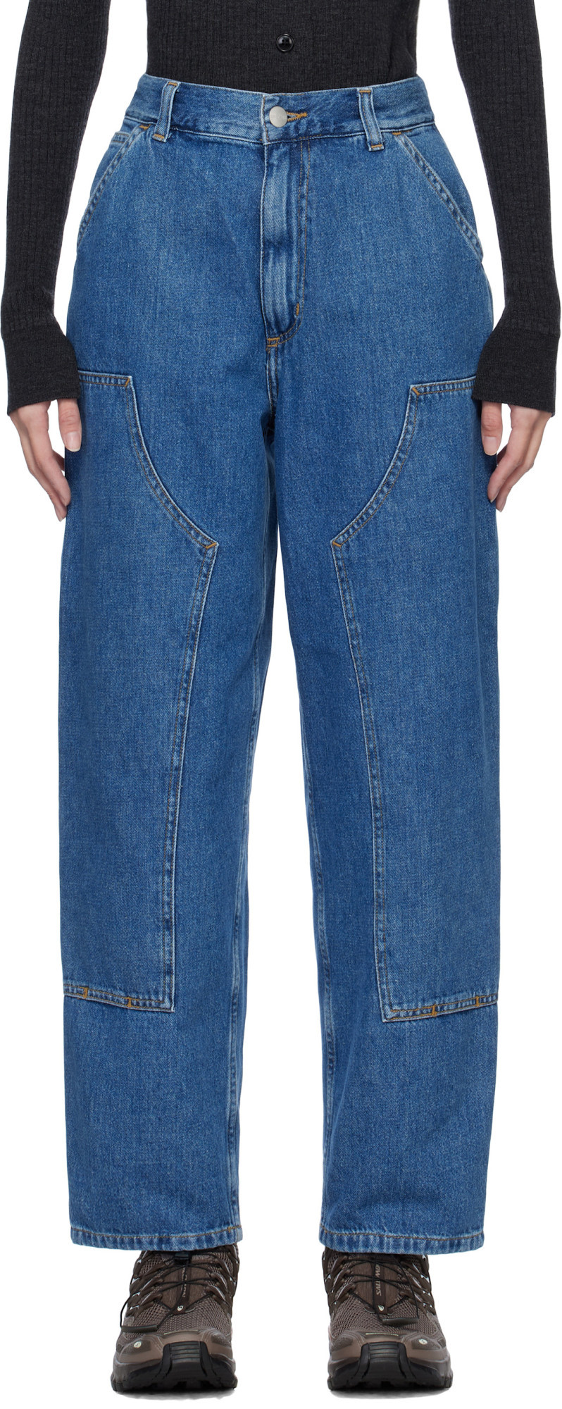 Carhartt Belt-loop Jeans In Blue