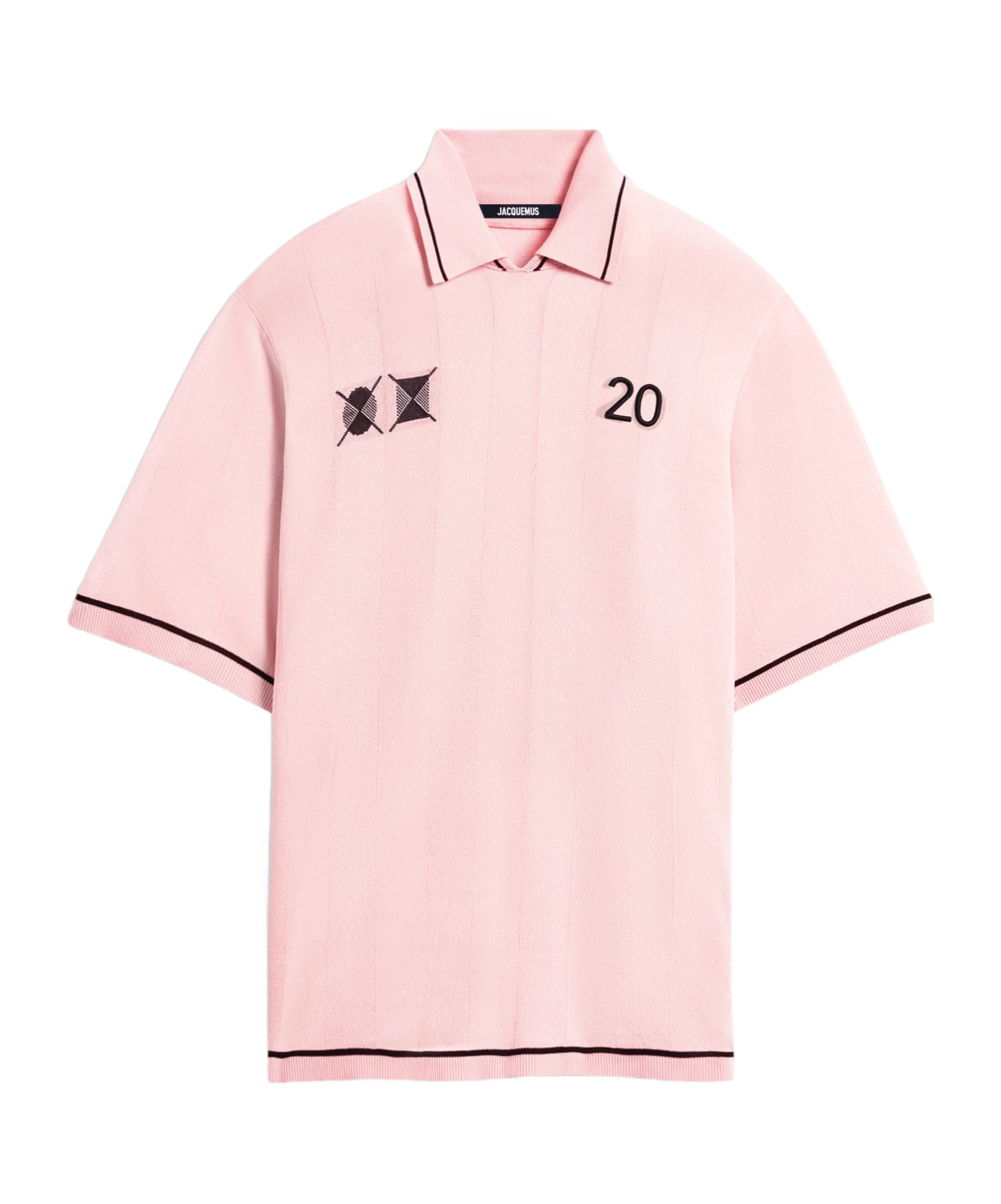 Jacquemus Le Polo Liga Football Polo In Pink