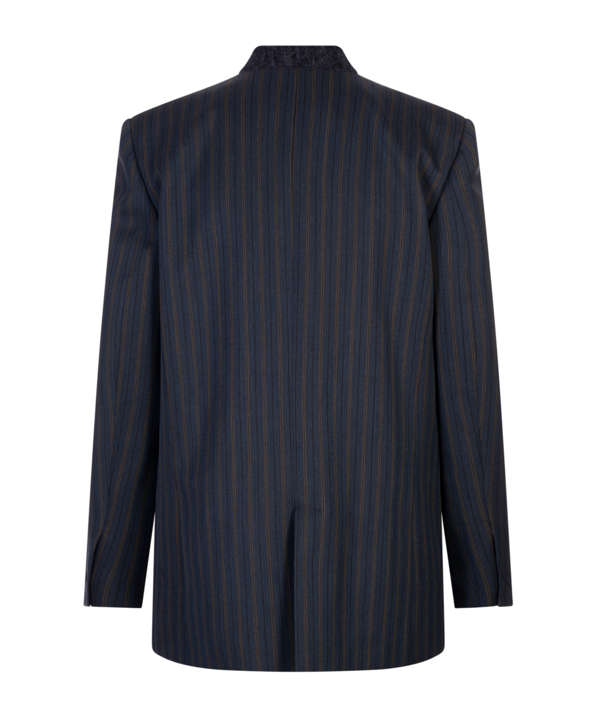 Moschino Long-sleeved Suit Jacket In Black