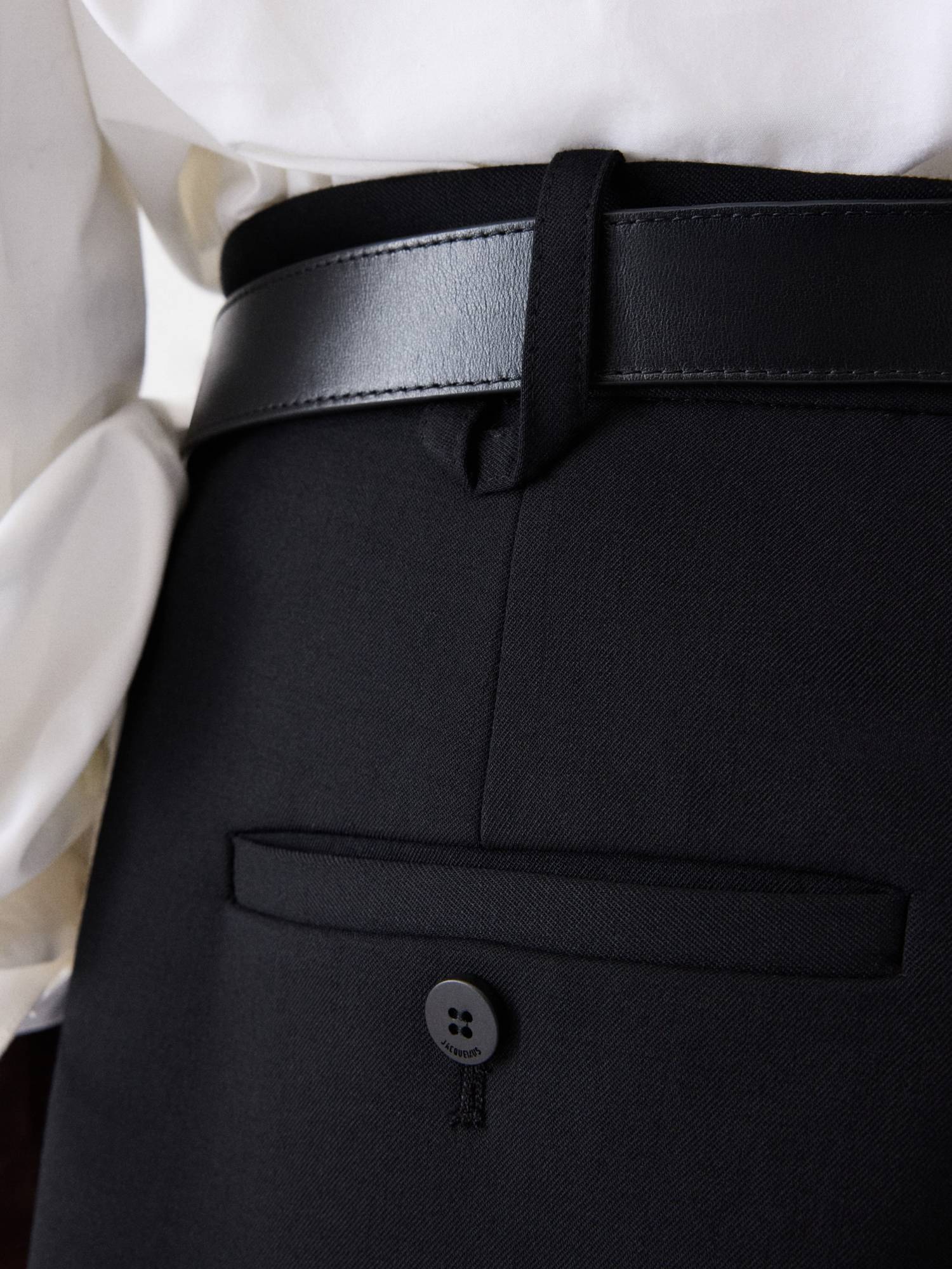 Jacquemus Citta Dress Pants In Black