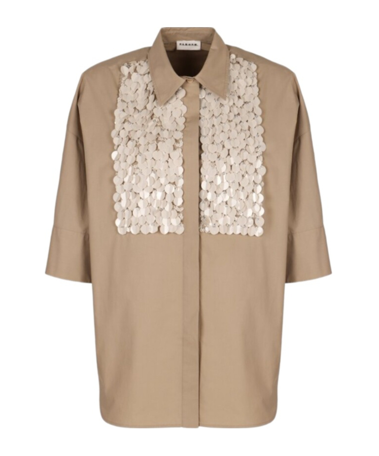 P.a.r.o.s.h . Cotton Shirt In Nude