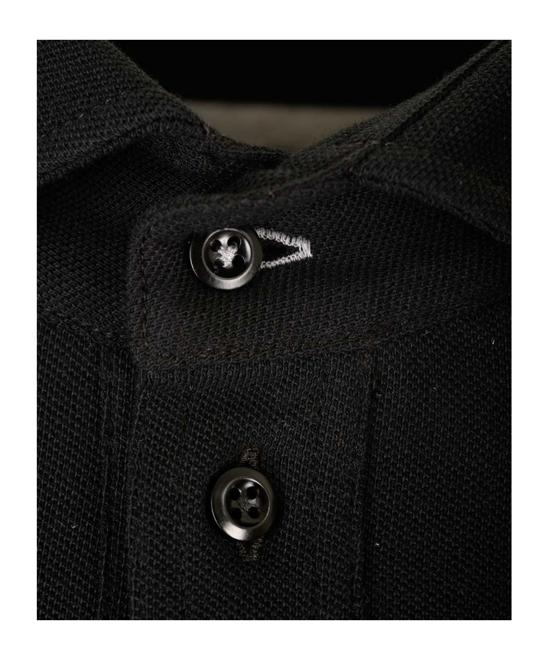 Brunello Cucinelli Cashmere Long Sleeve Polo In Black