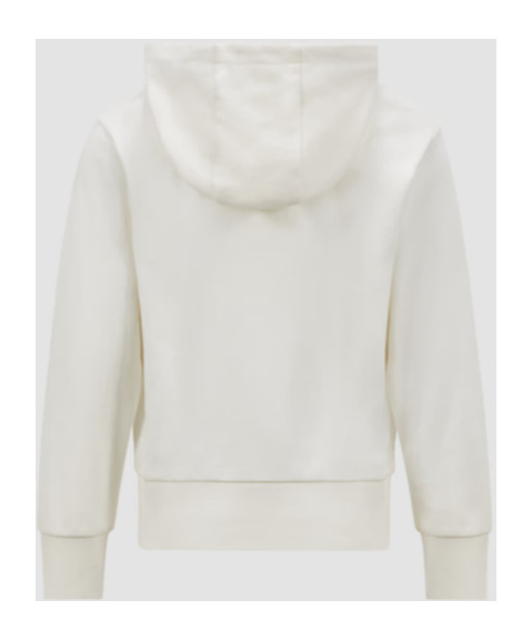 Moncler Logo Hoodie In White