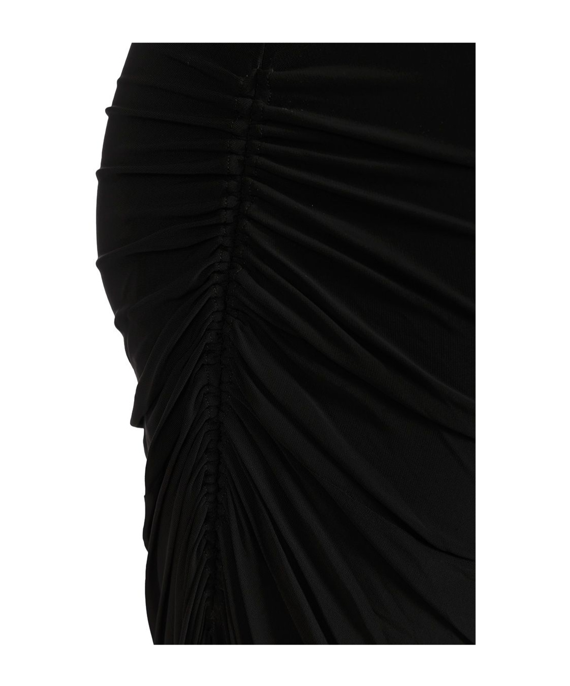 ALAÏA LONG DRAPED SKIRT