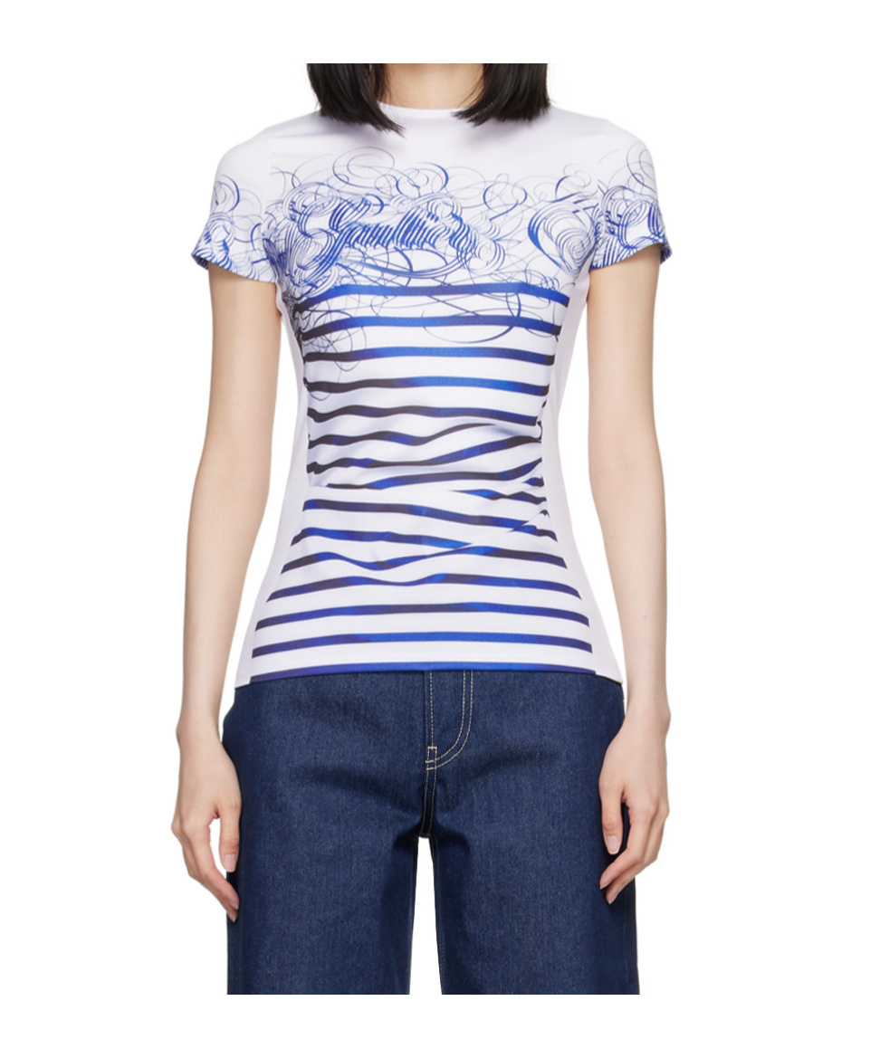 Jean Paul Gaultier Trompe L'oeil-print T-shirt In Multicolor