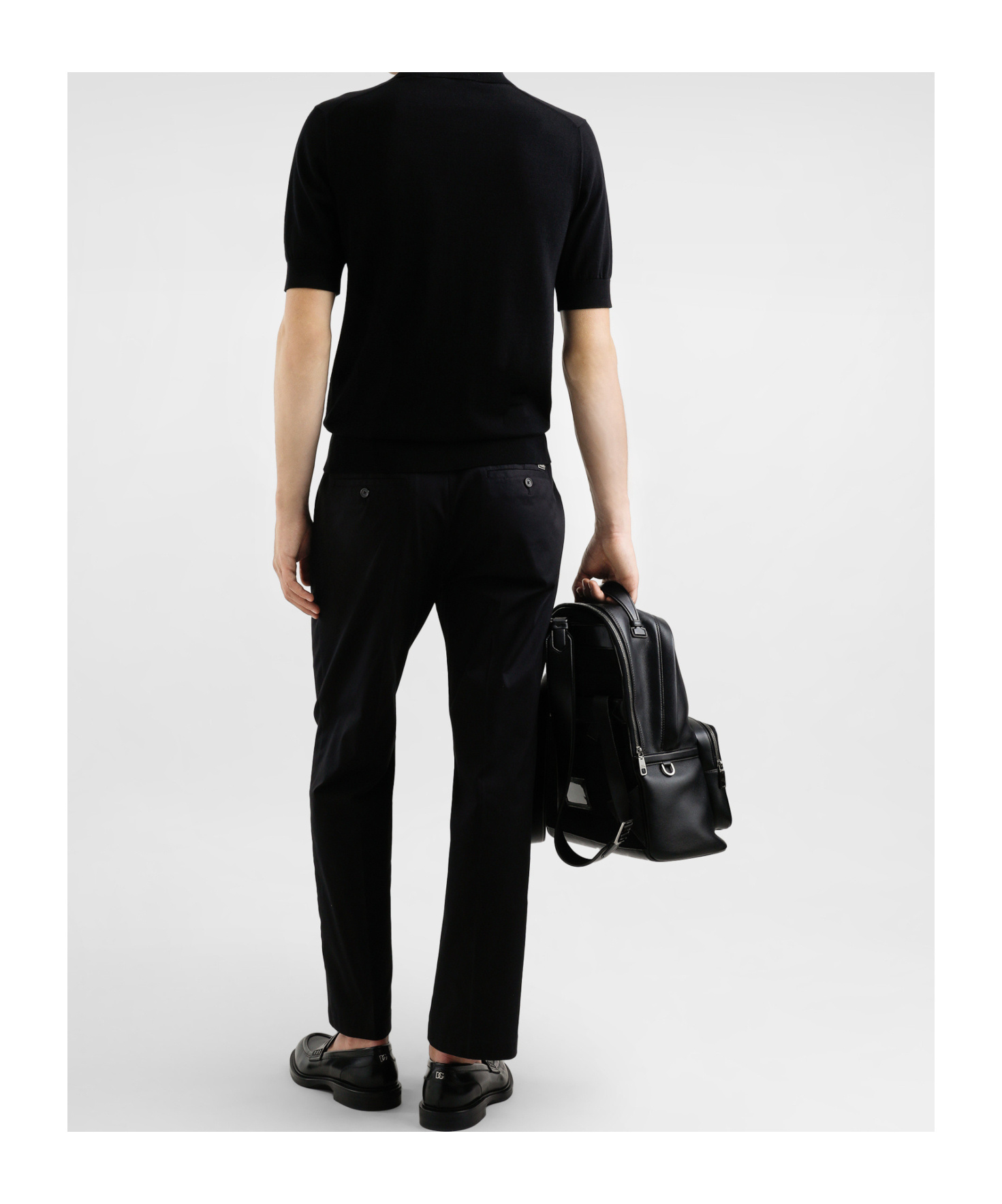 Dolce & Gabbana Pleat-detail Trousers In Black