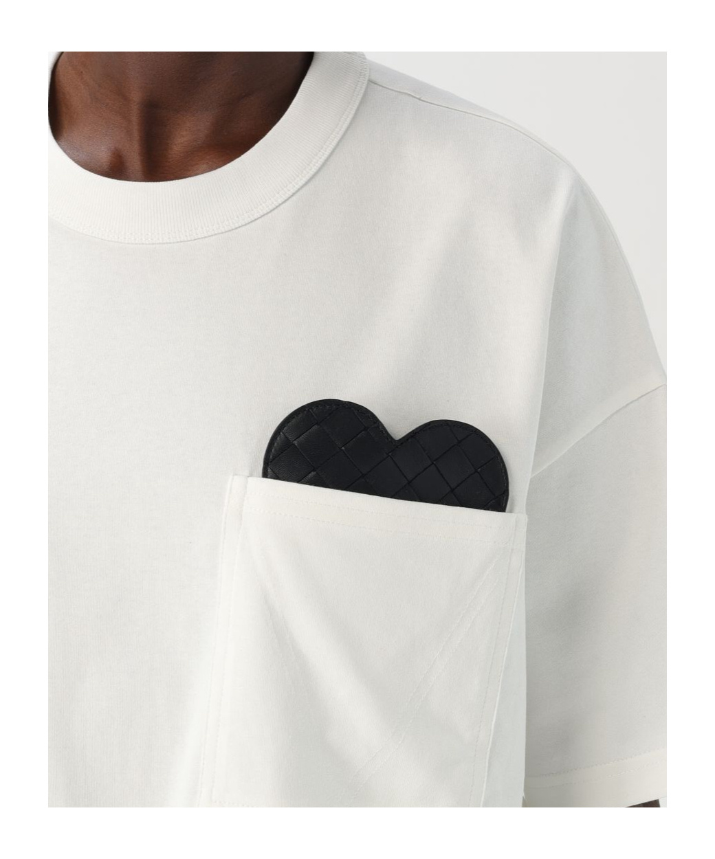 Bottega Veneta Item O-neck Short-sleeved T-shirt In White