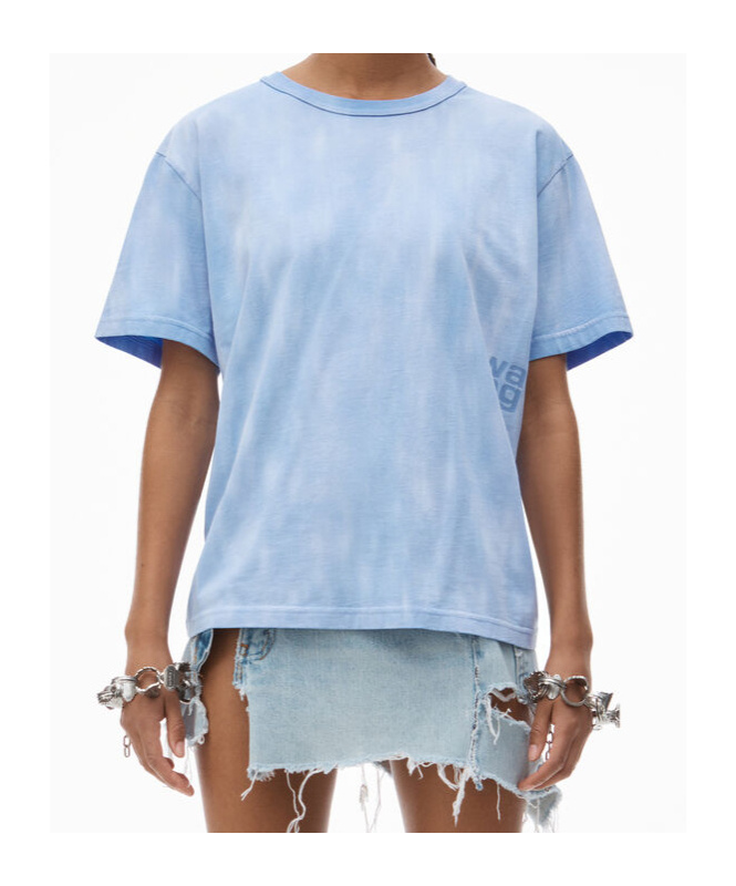Alexander Wang Essential T-shirt In Blue