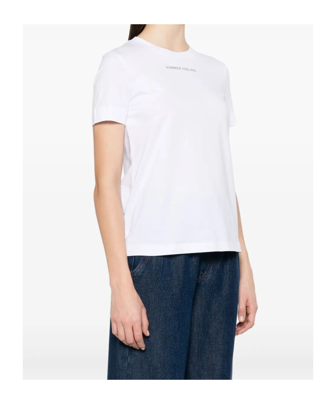 Max Mara ` `lusso` T-shirt In White