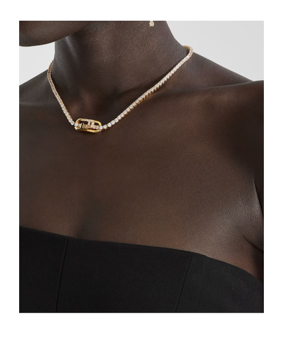 Fendi O'lock Necklace In Multi