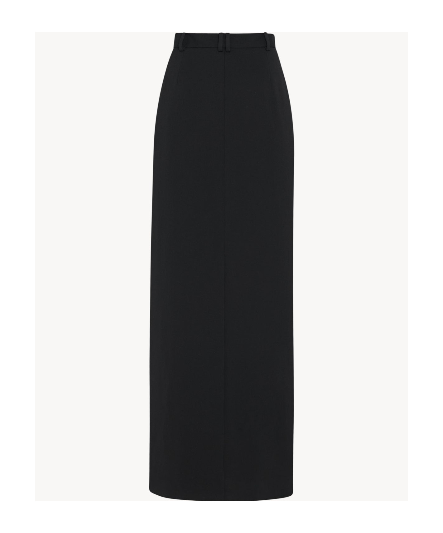 The Row A-line Wool Skirt In Black