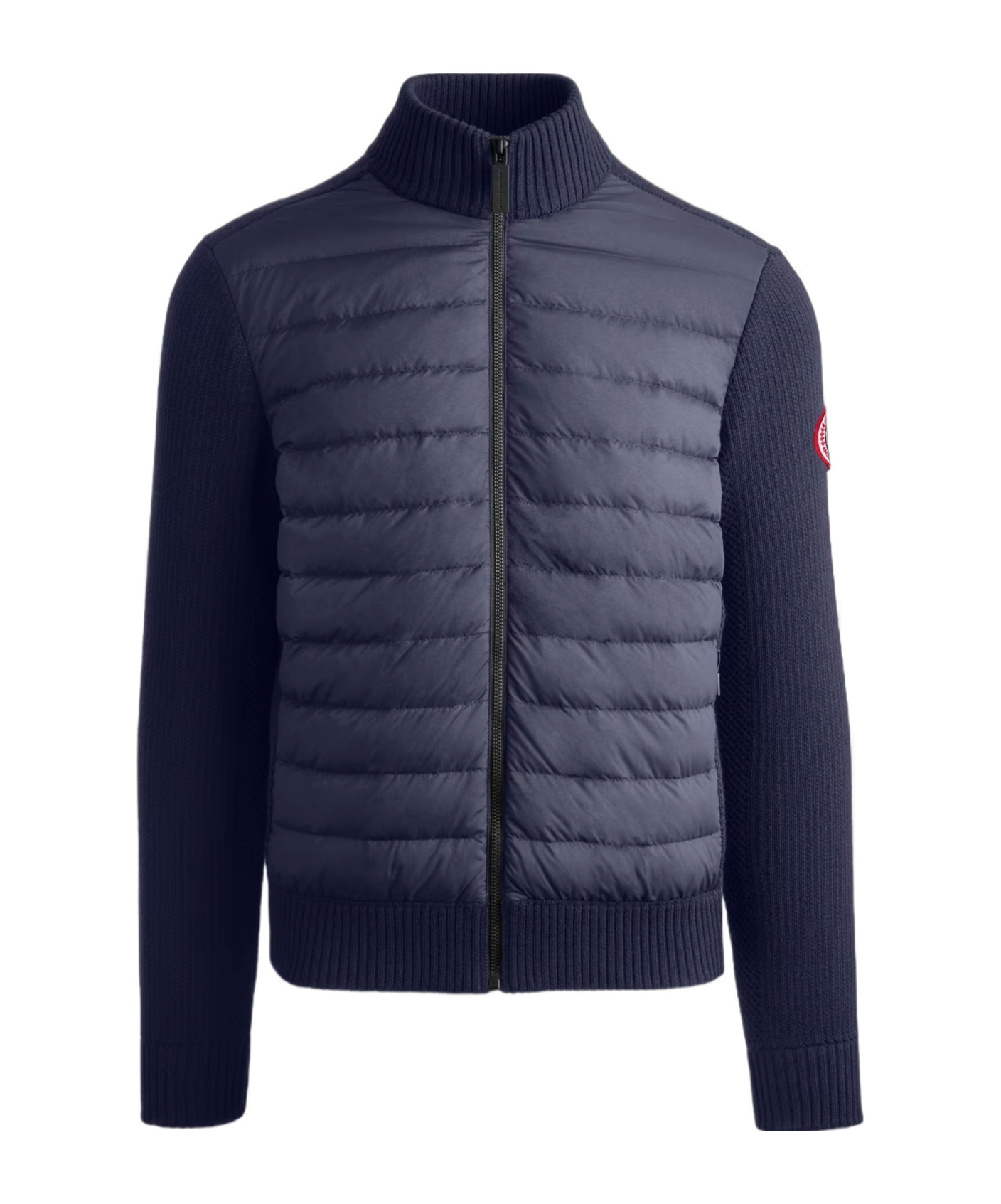 Canada Goose Hybridge Knitted Jacket In Blue