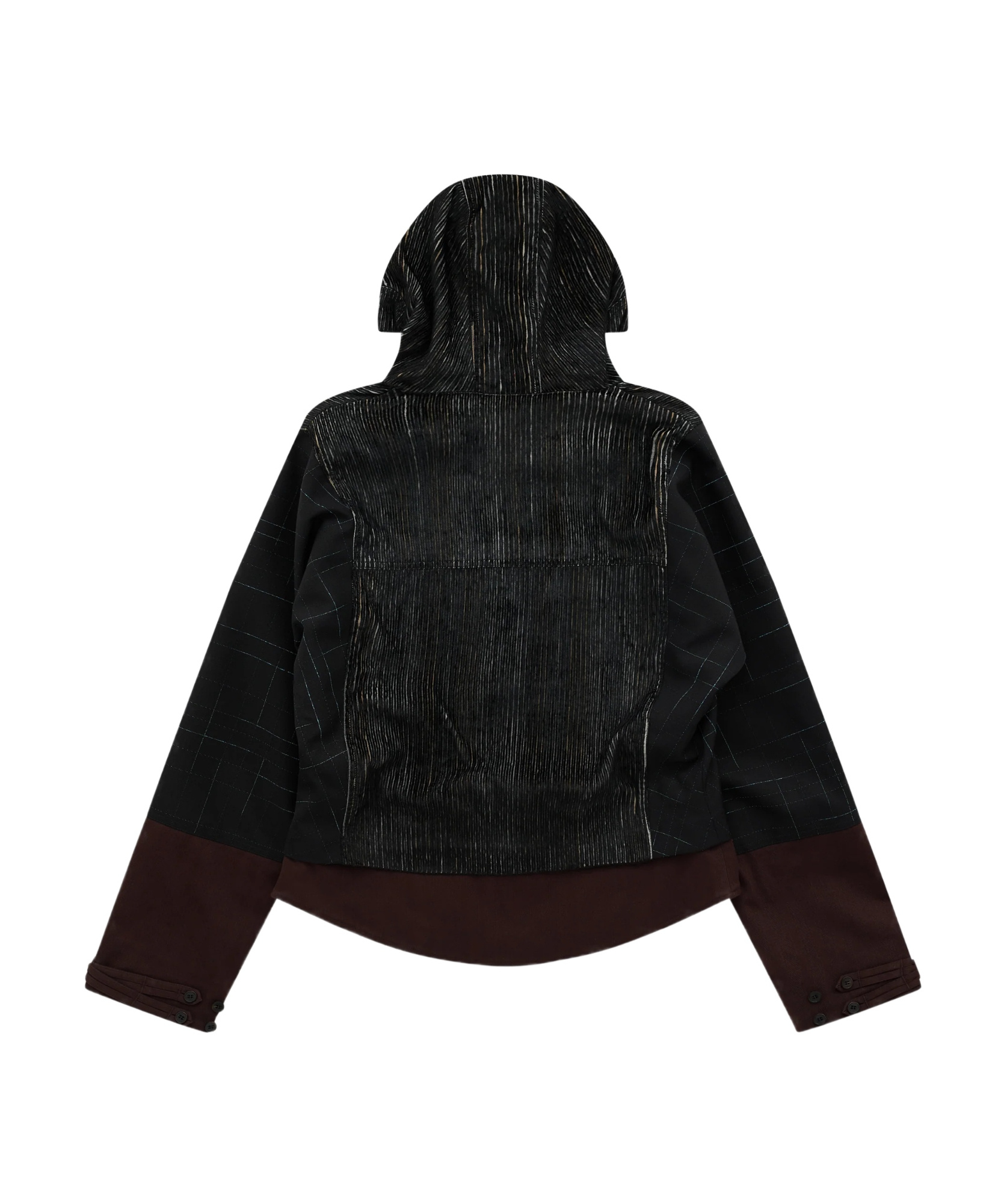 Kiko Kostadinov Estike Hooded Silk-blend Jacket In Black