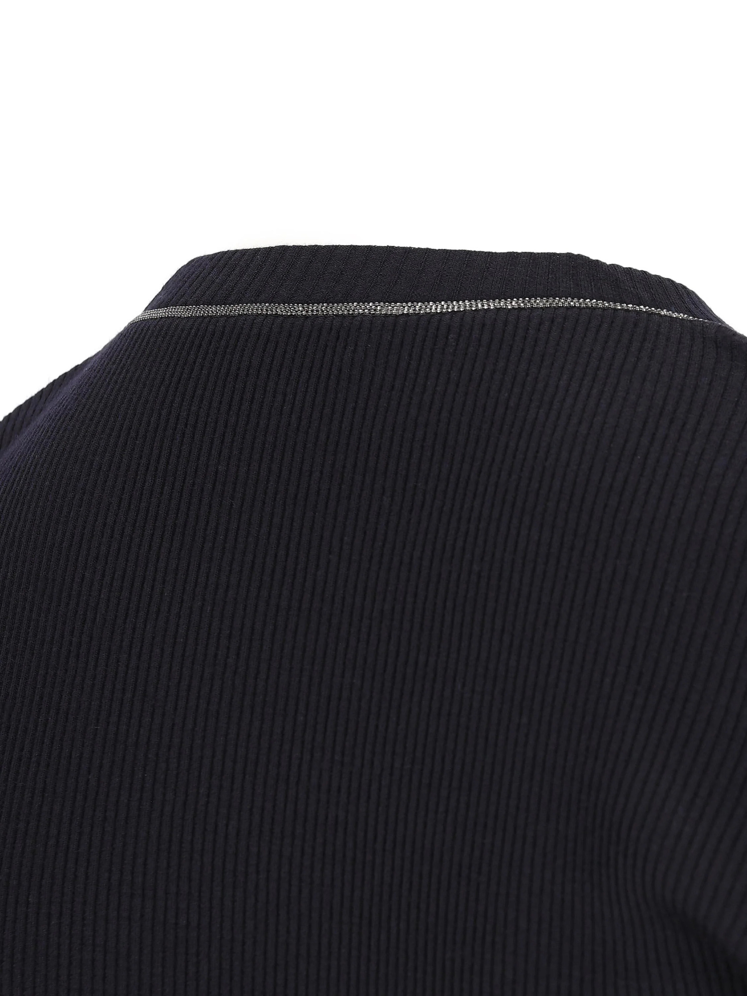 Brunello Cucinelli Long Sleeve Sweater In Black