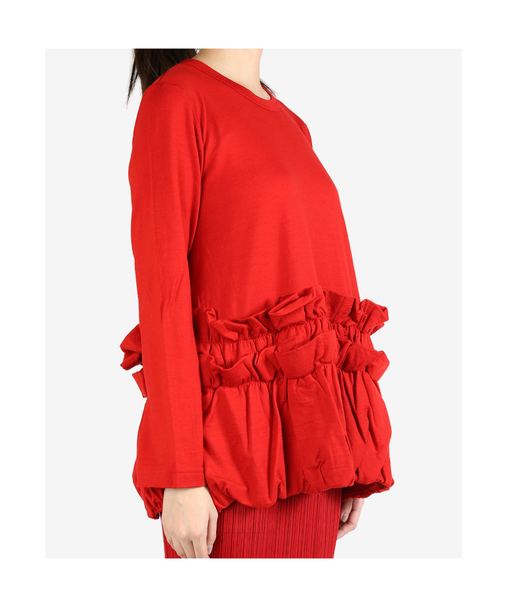 COMME DES GARÇONS DRAPED BLOUSE 