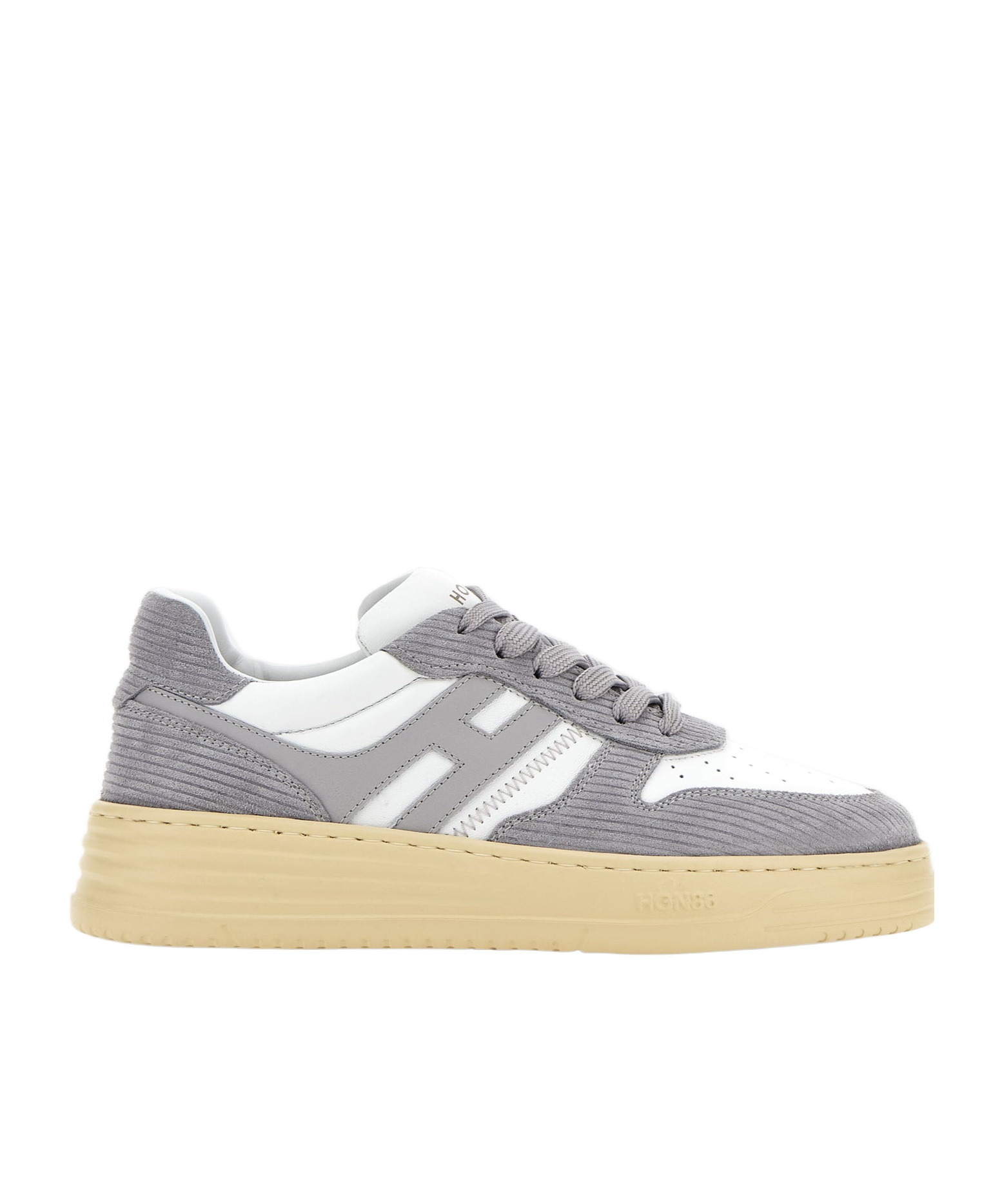 Hogan H630 Panelled Sneakers In Nude