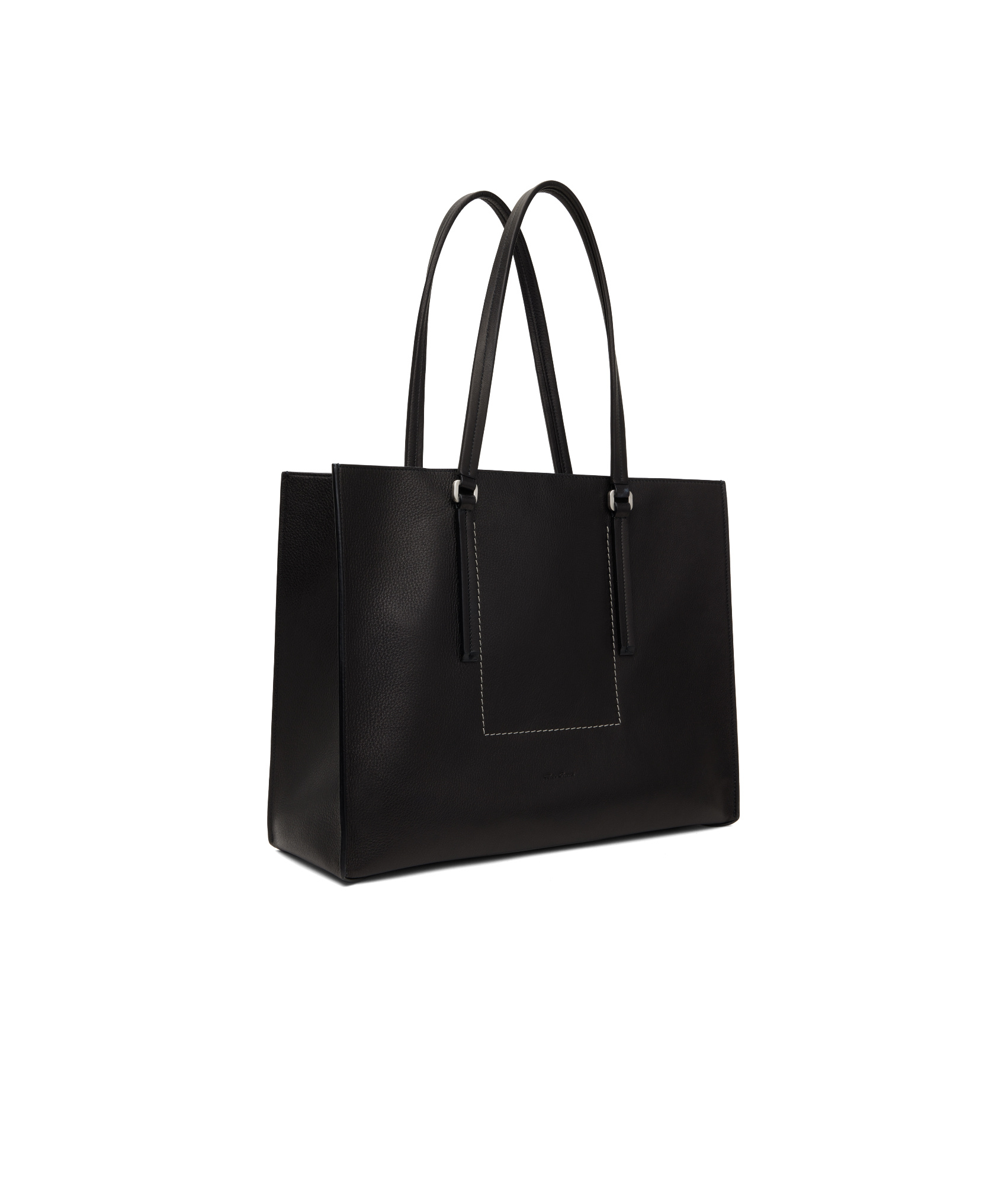 Rick Owens Double-handle Handbag In Black