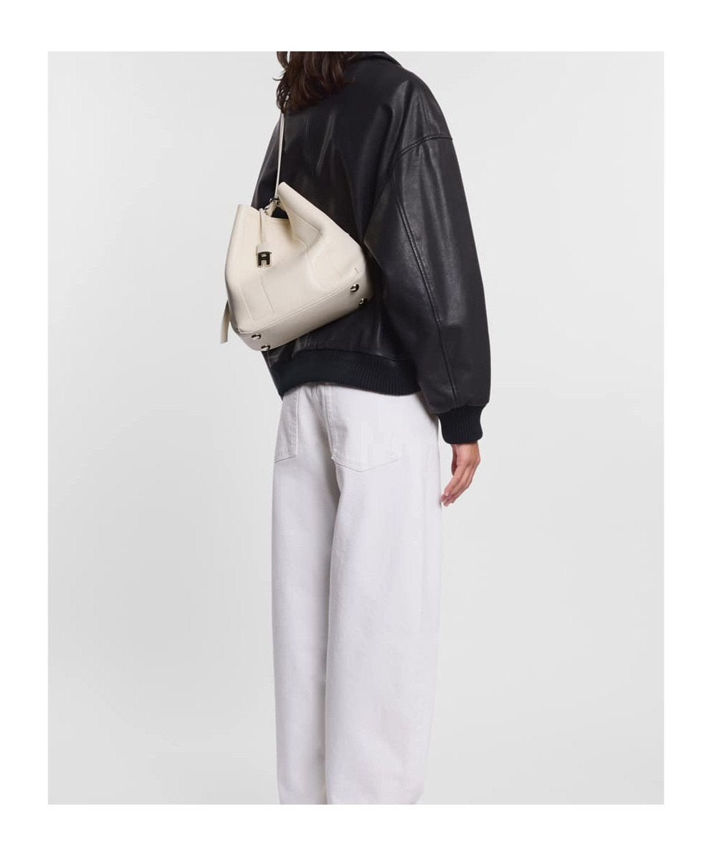Hogan Borse A Tracolla In Pelle Di Vitello Bianca In White