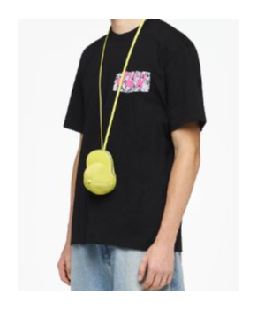 Jw Anderson Jwa Lace Trim T-shirt In Black