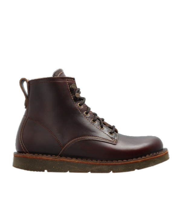 Birkenstock Birmingham Lace-up Leather Boots In Brown