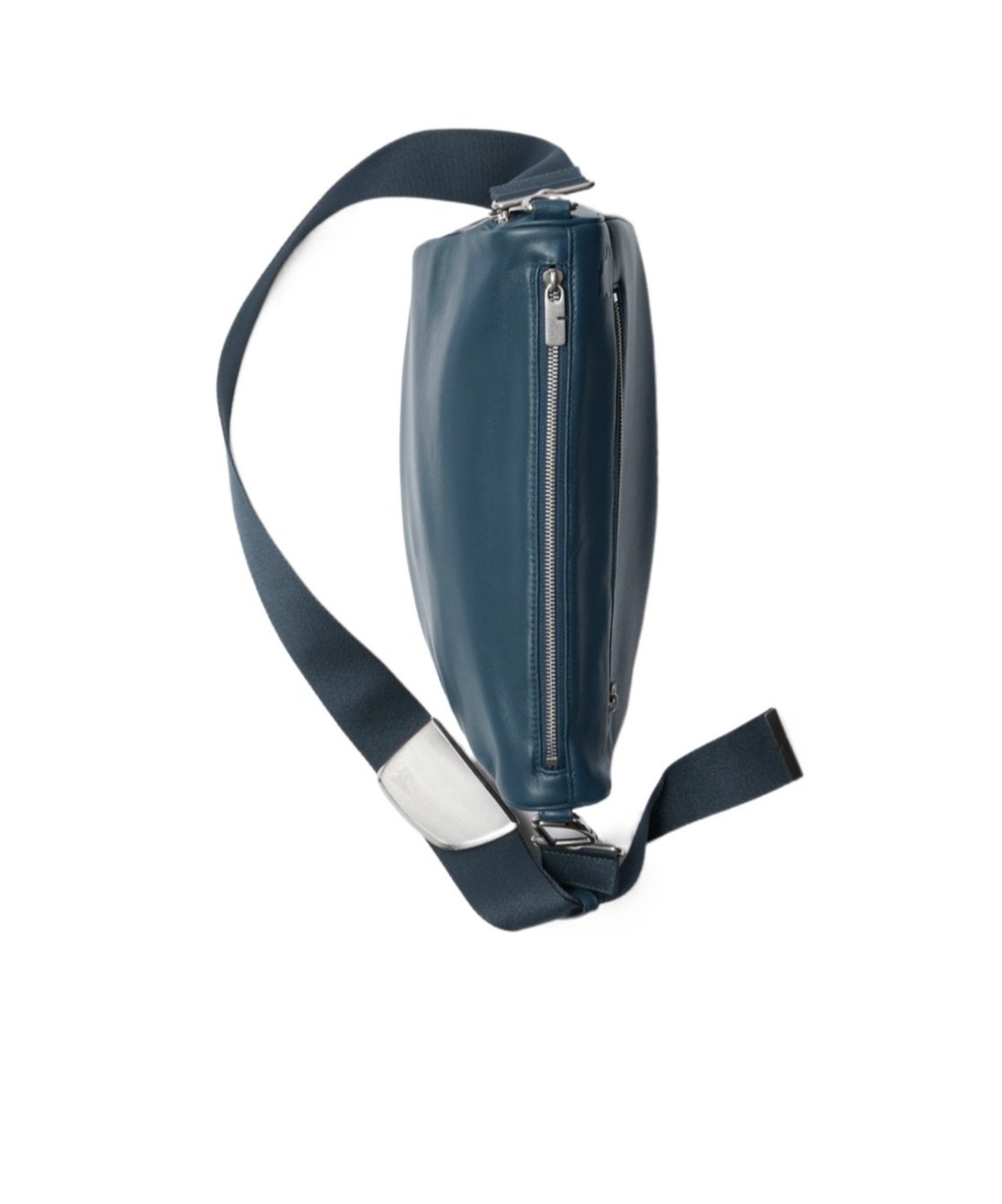 Burberry Shield Leather Shoulder Bag In Blue