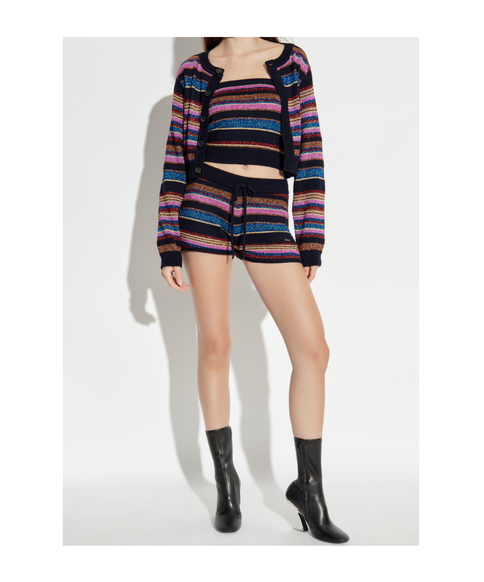 Dsquared2 Striped Knit Set In Multi