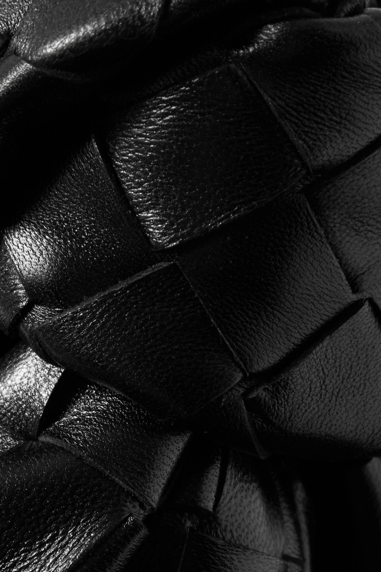 Bottega Veneta Teen Jodie Intrecciato Leather Hobo In Fire Nero