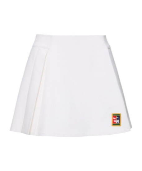 Nike Pleated High-waisted Mini Tennis Skirt In White