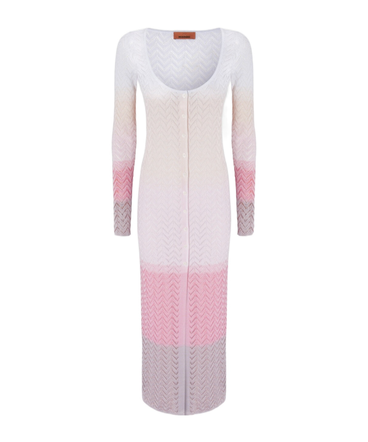MISSONI CHEVRON-KNIT LONG CARDIGAN
