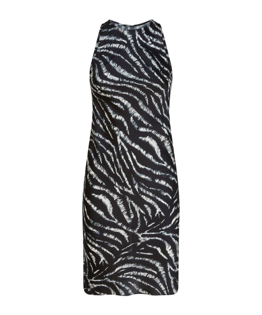 Shop Attico Mini Dress In Black