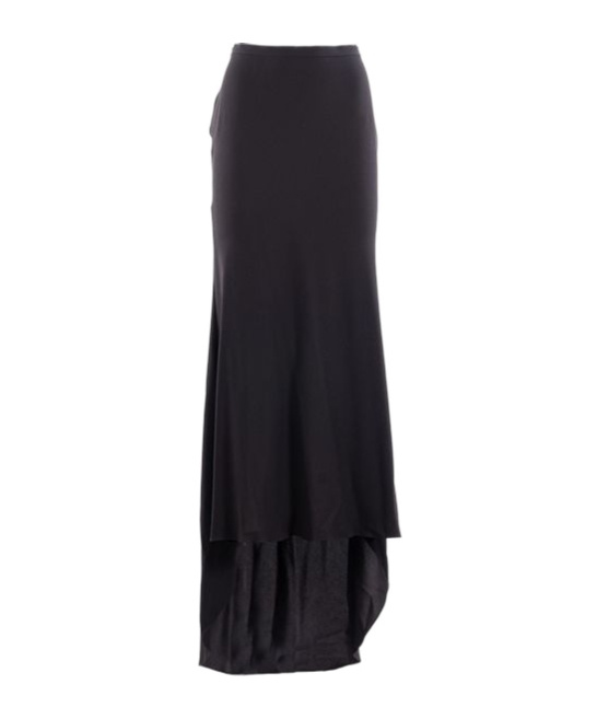 Philosophy Di Lorenzo Serafini High-low Hem Maxi Skirt In Black
