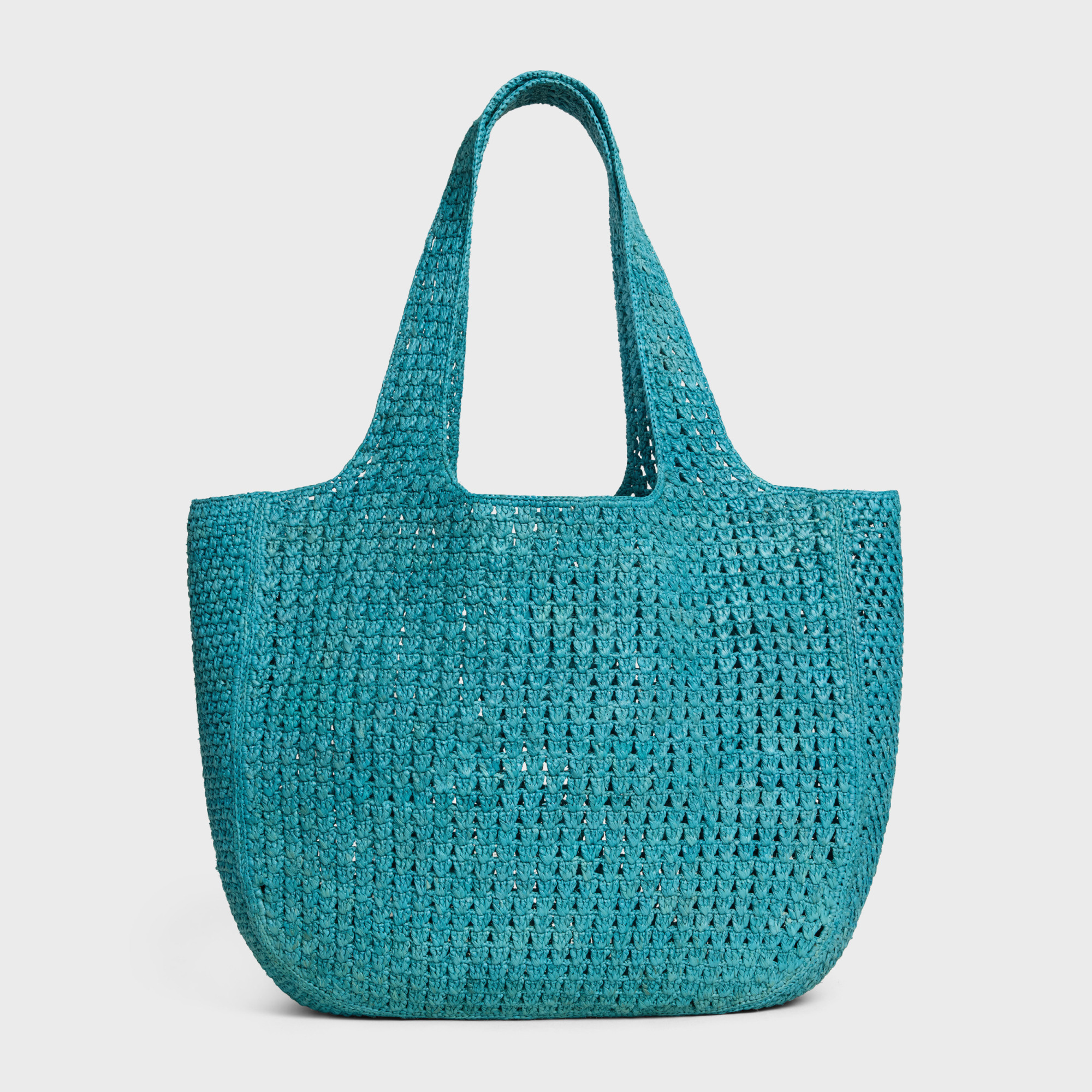 Celine Large Hobo Basket Bag In Blue