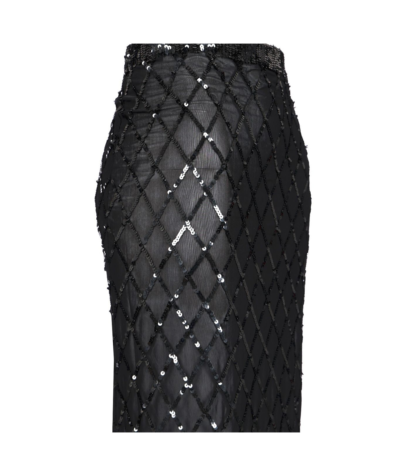 P.A.R.O.S.H LONG SKIRT WITH SEQUINS
