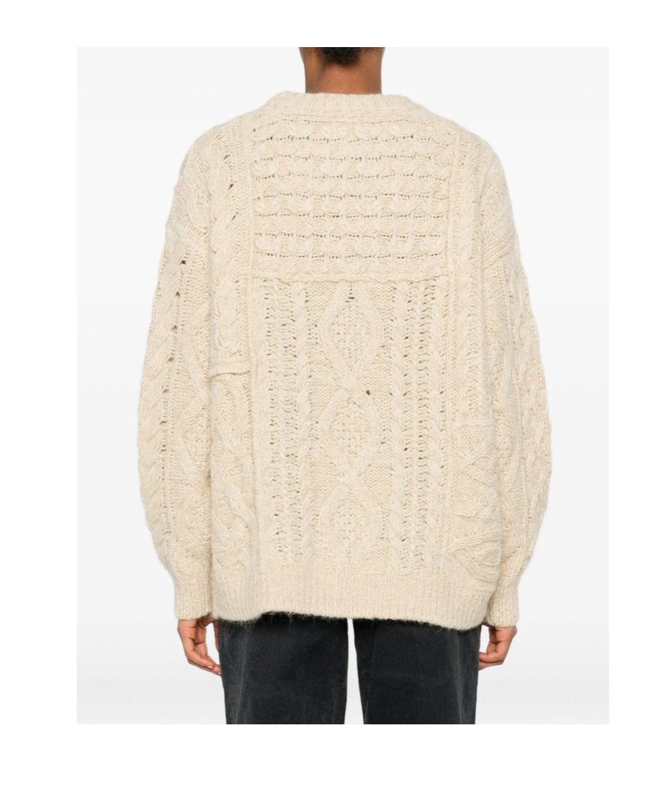 Isabel Marant Long-sleeved Sweater In Neutral