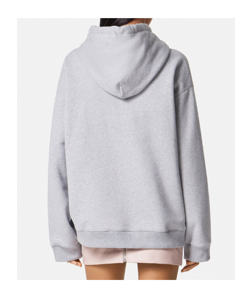 Versace Hooded Sweatshirt With In White