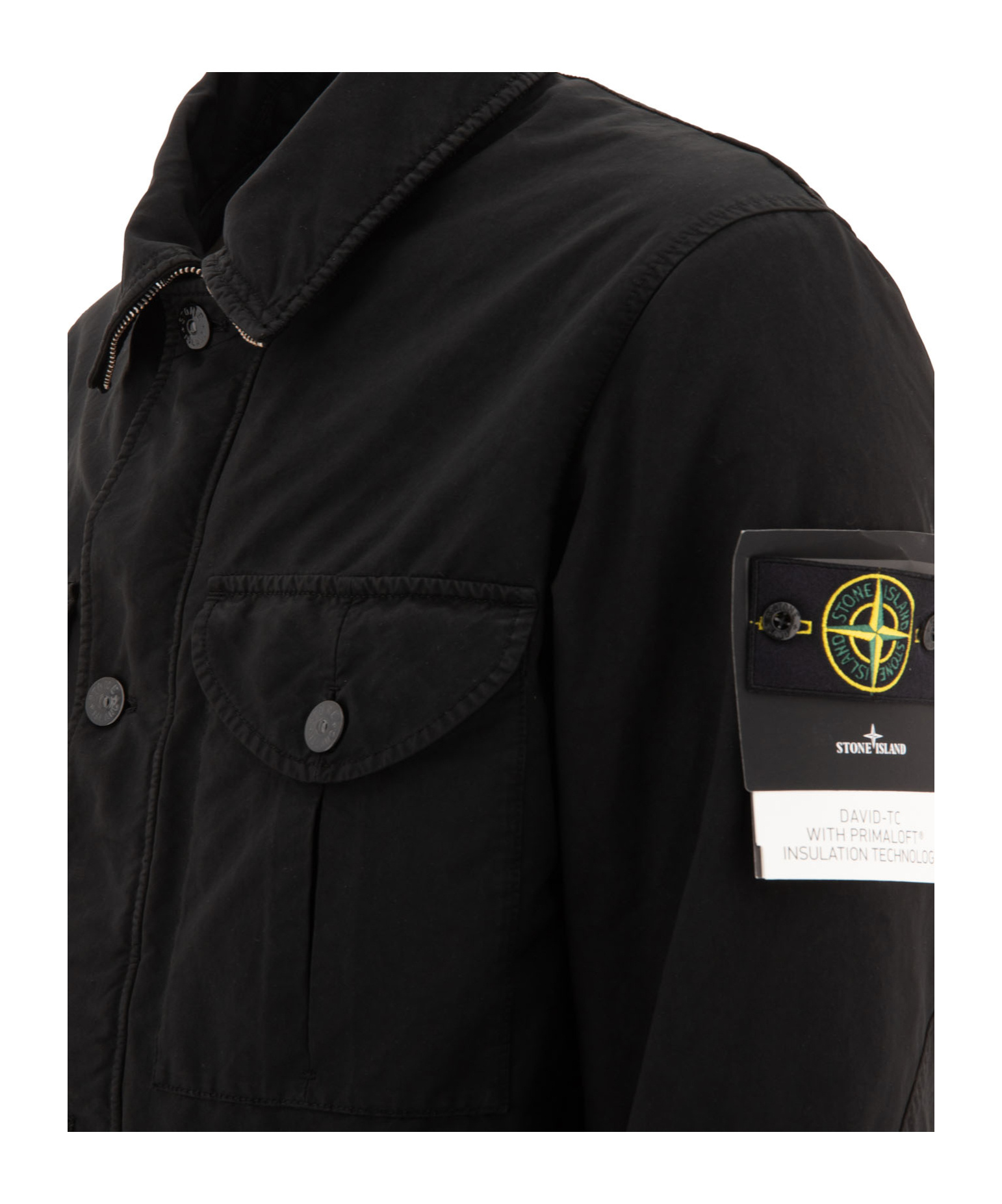 Stone Island Multi-pocket Casual Cotton Clothes In Black