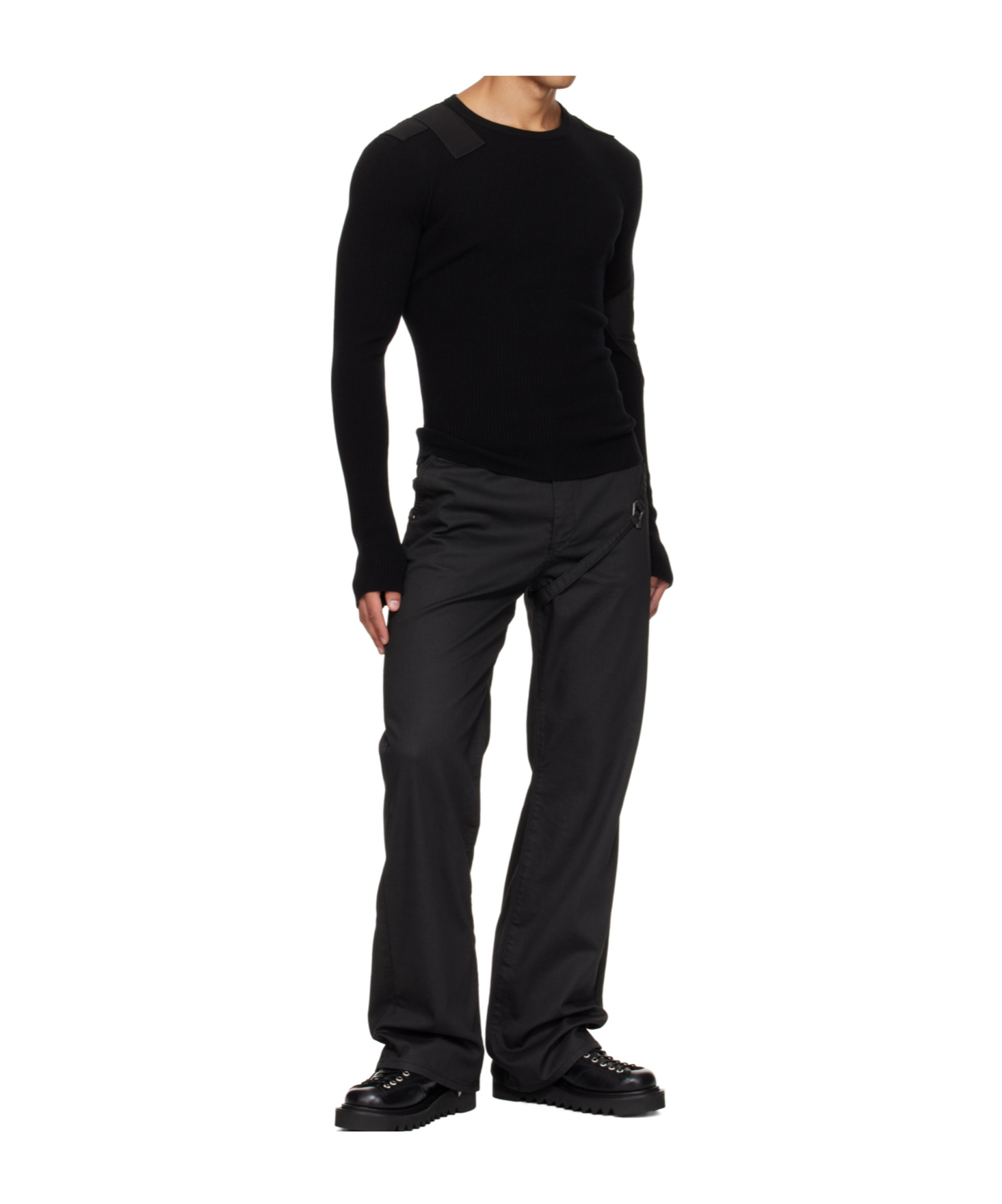 Heliot Emil Transmittance Jeans In Black