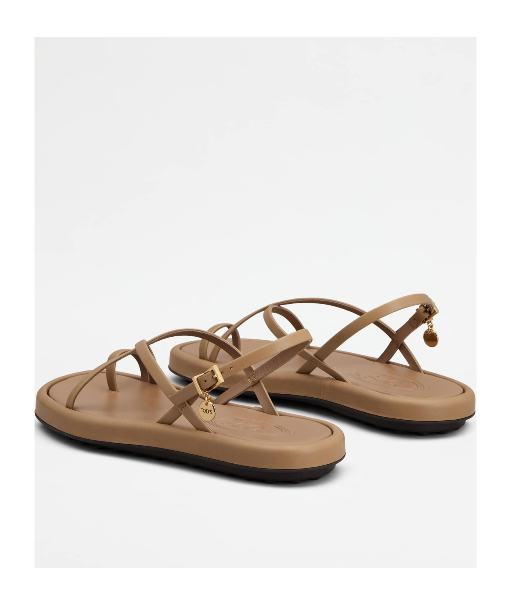 Tod's Sandals In Leather In Brown