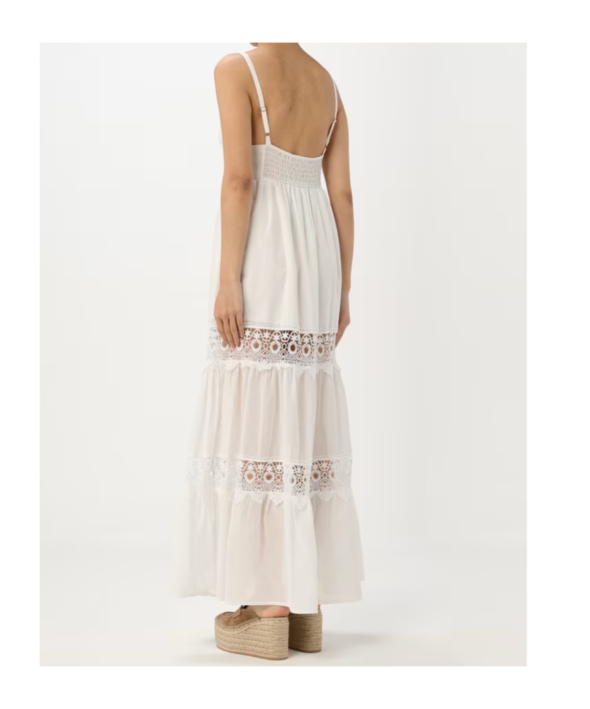 Kaos Dress Woman In White