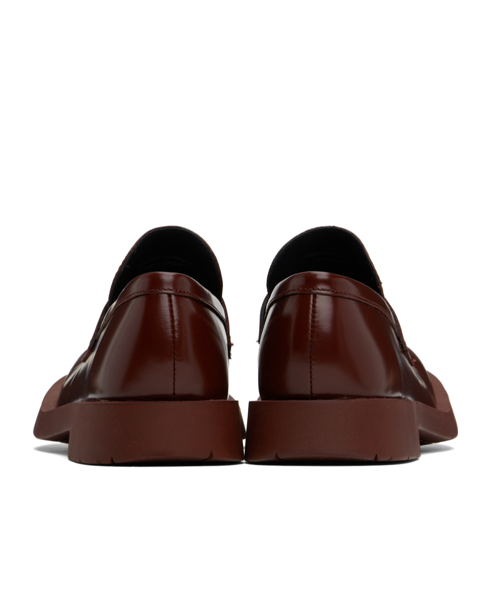 Camperlab Round Head Loafer Shoes In Brown