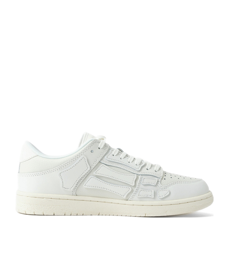 Amiri Lace-up Low-cut Sneakers In White
