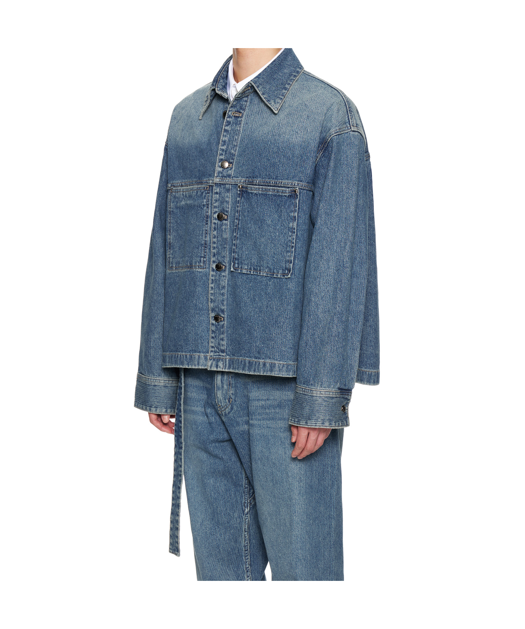 WOOYOUNGMI CORDUROY DENIM JACKET